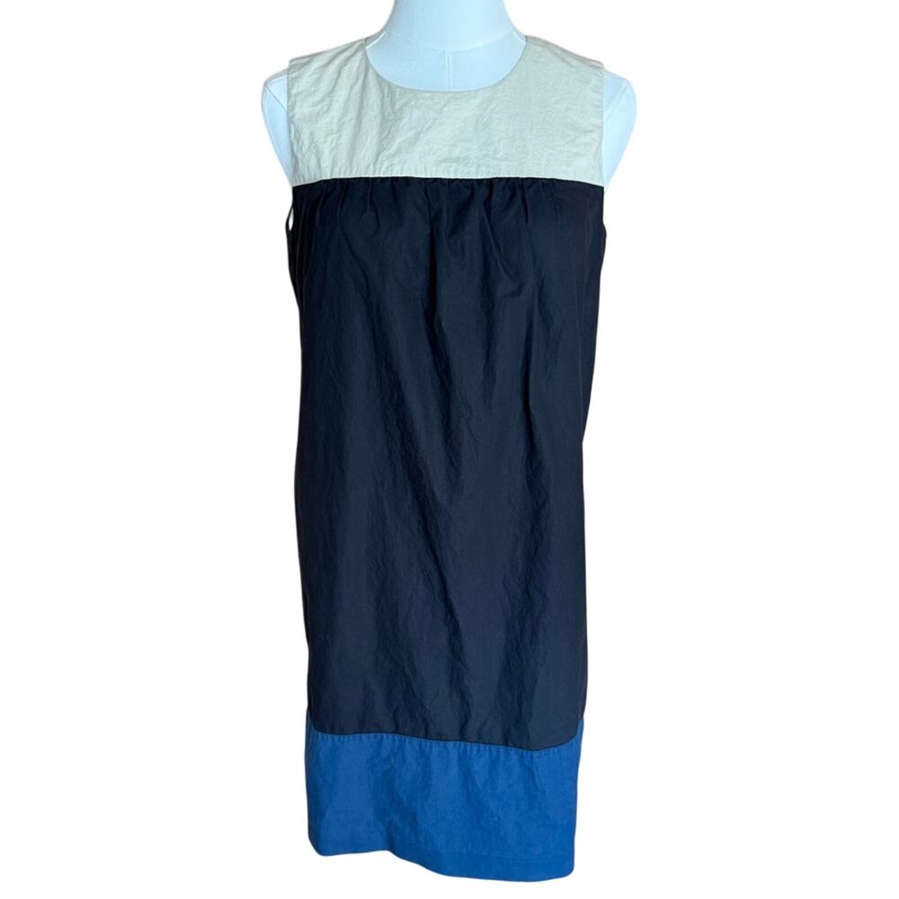 MICHAEL Michael Kors Sleeveless Colorblock Cotton Shift Dress Size 8